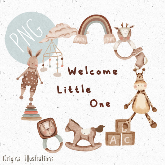 Welcome Little One PNG