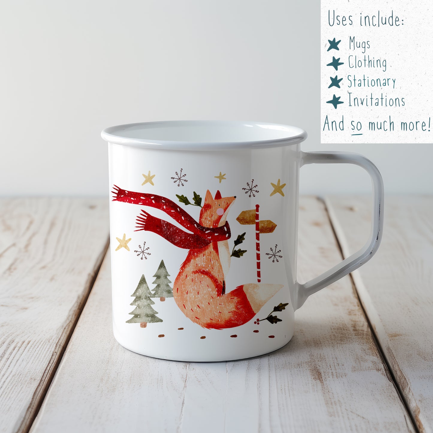 Christmas Fox PNG