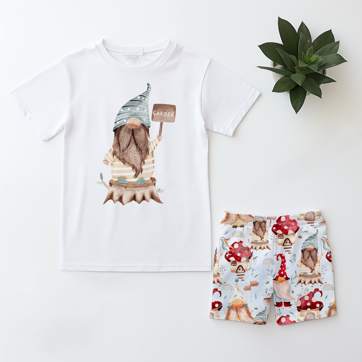 Garden Gnome PNG Set
