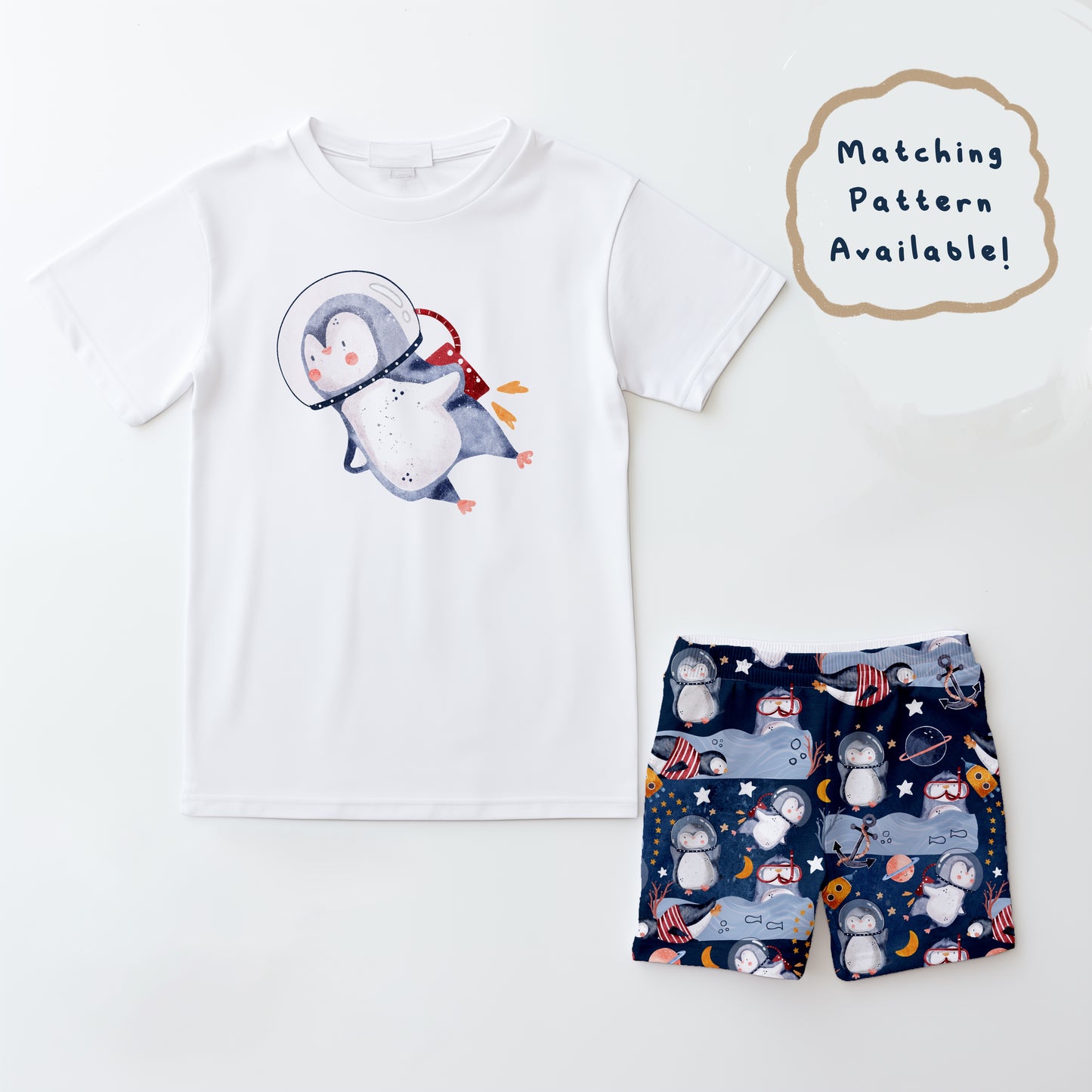 Space Penguins PNG Set