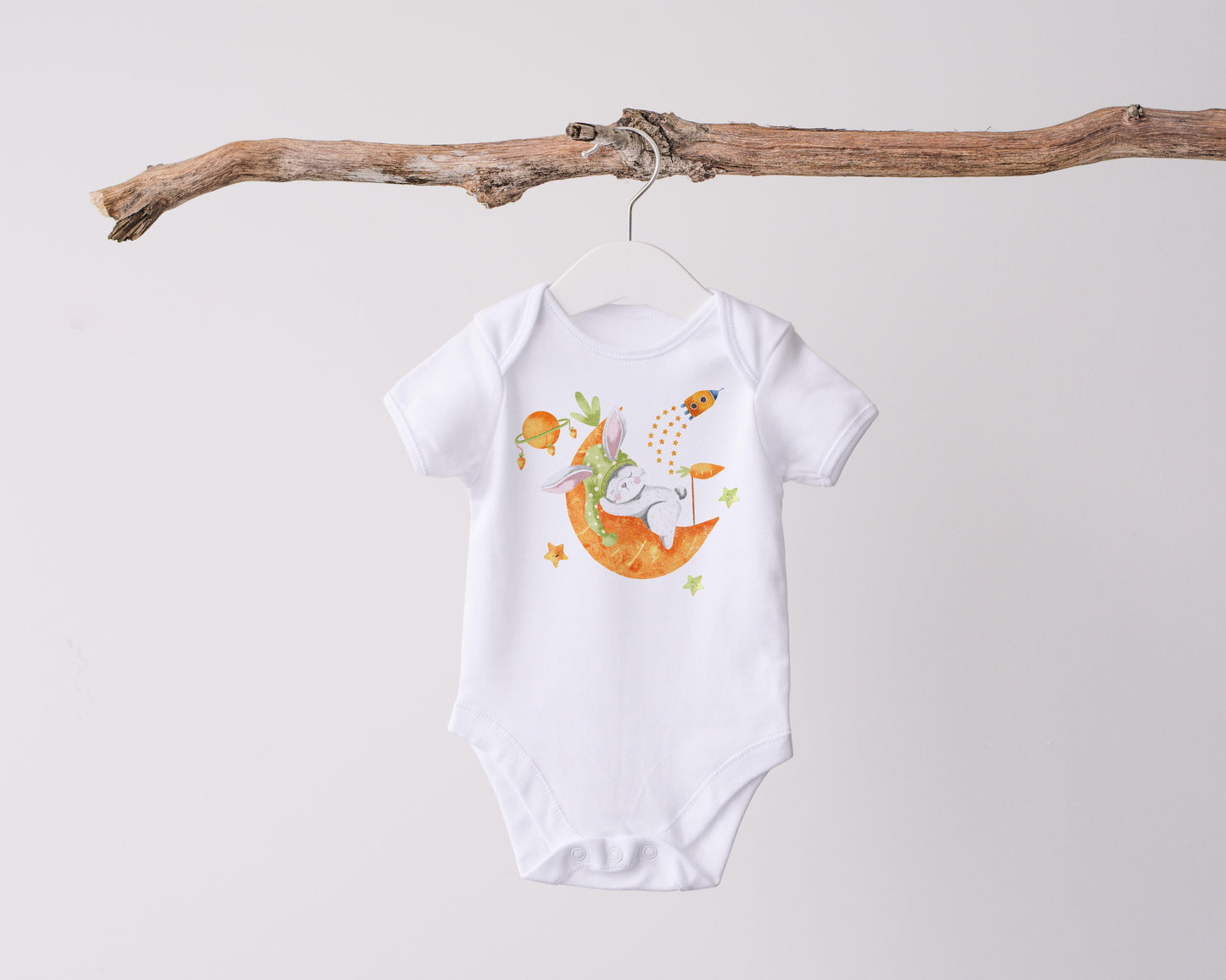 Easter Bunny & Moon PNG