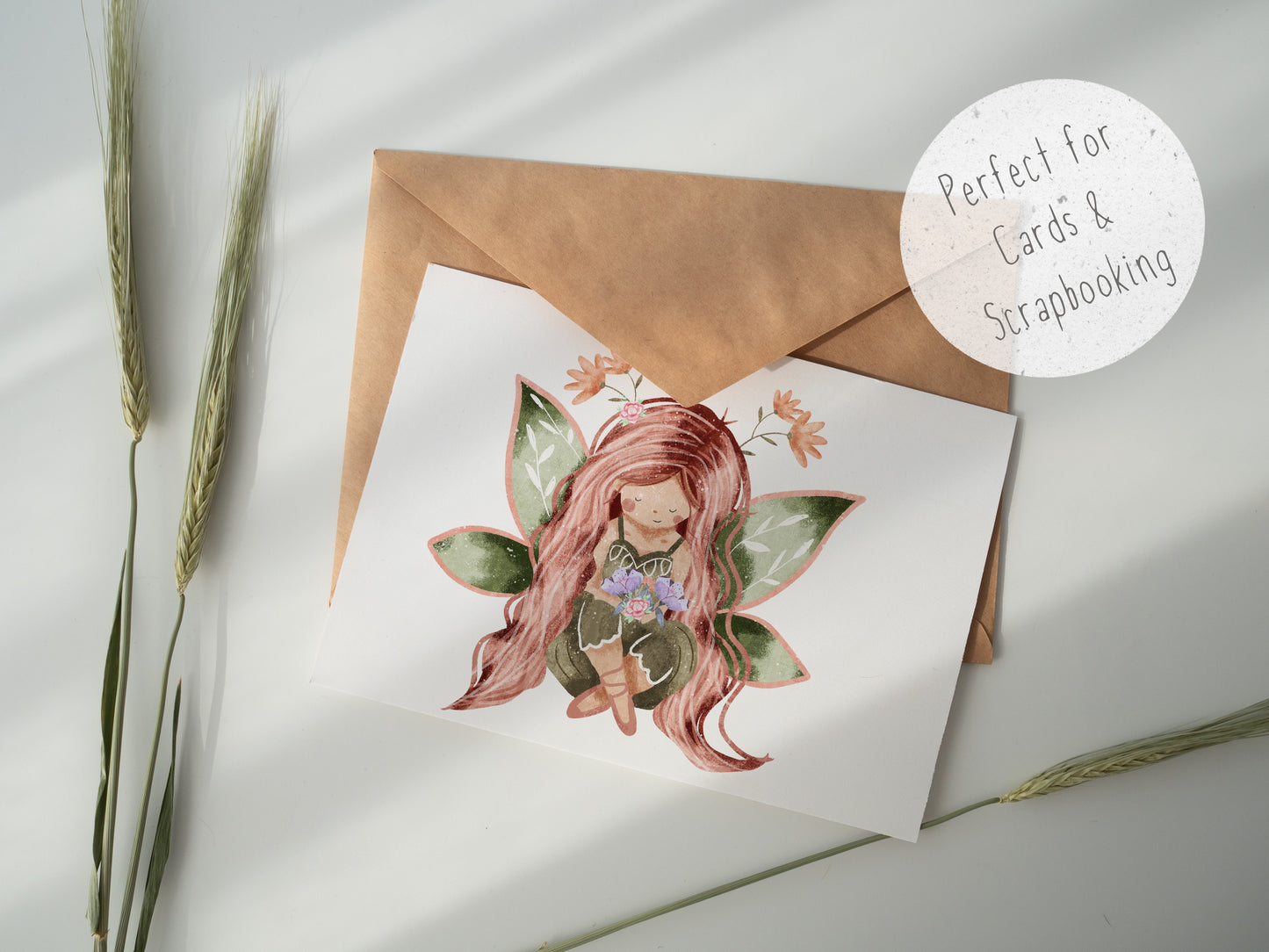 Sitting Fairy PNG