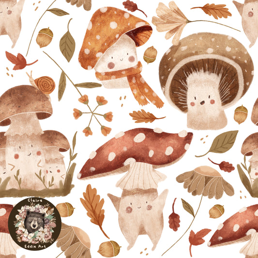 Shroom  in White (Non-Exclusive)