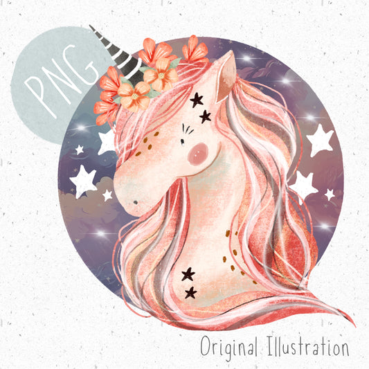 Star Unicorn PNG