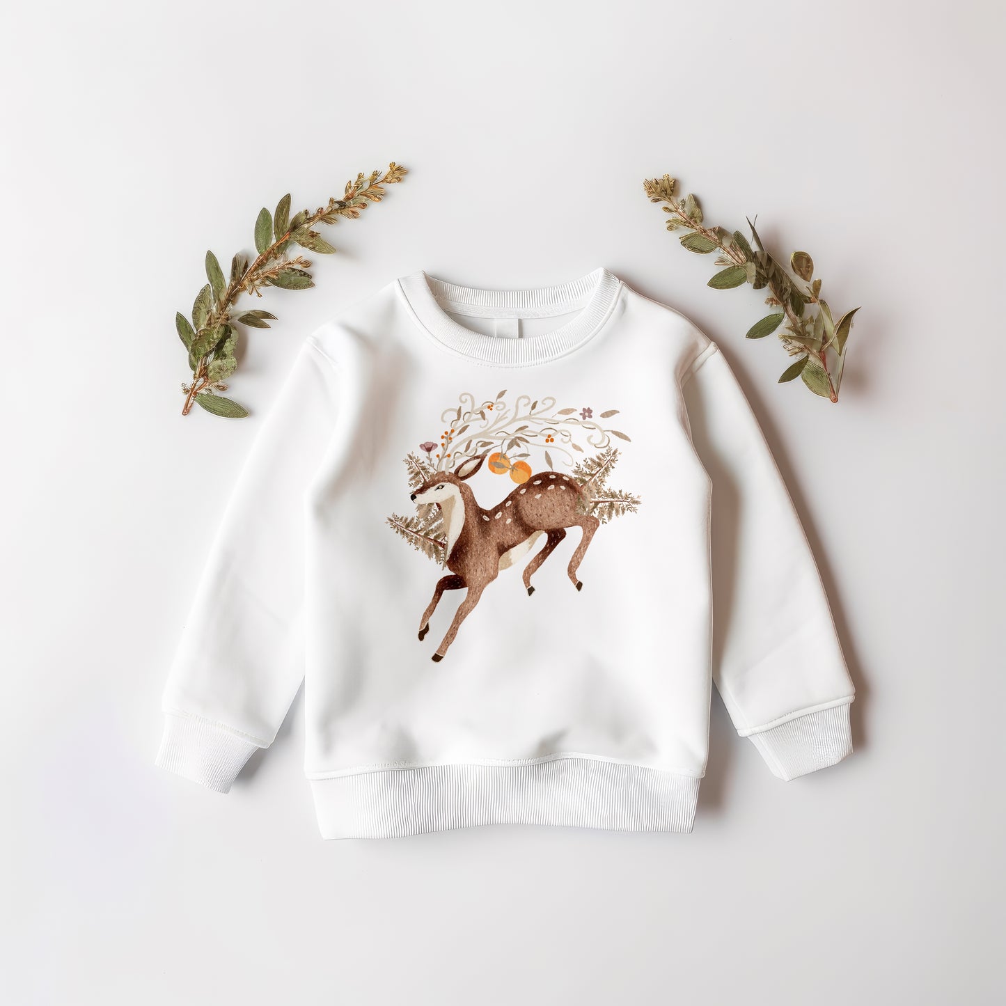 Floral Stag PNG Set