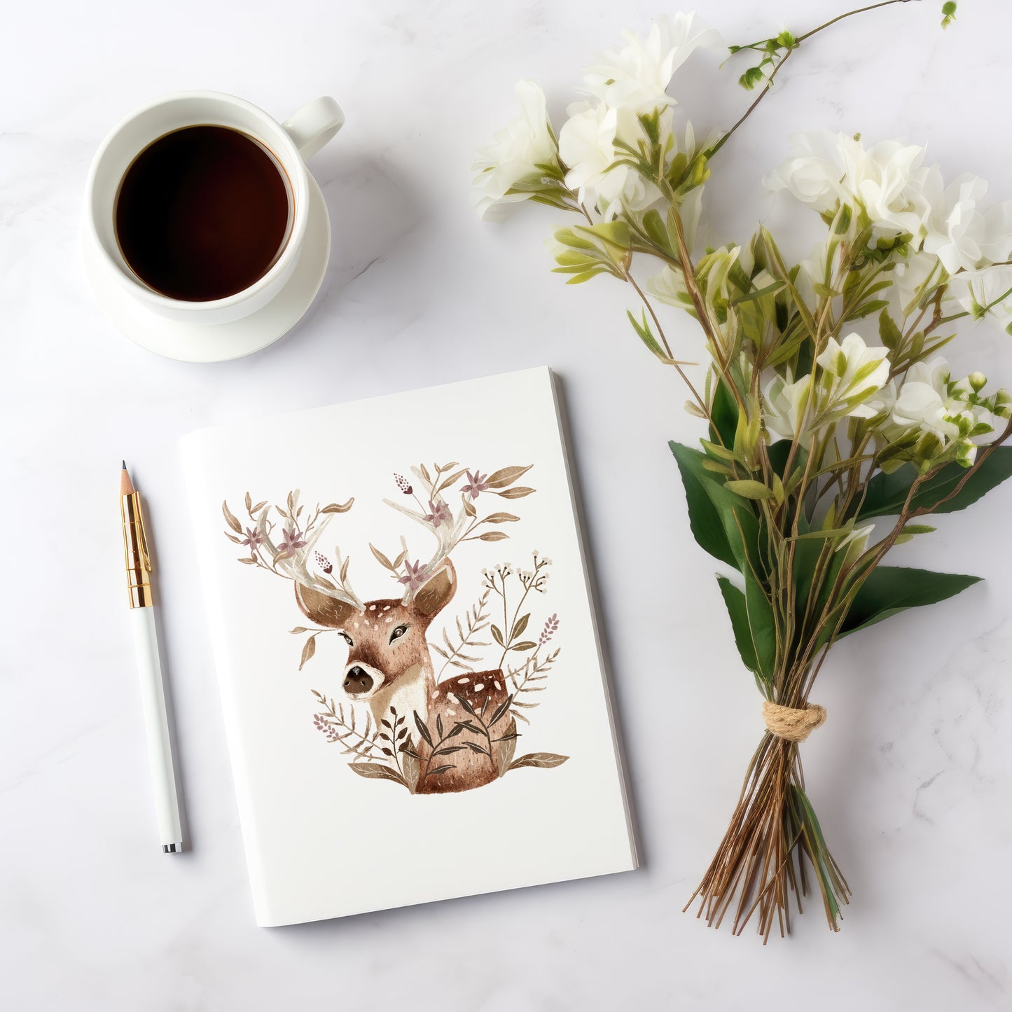 Whimsical Stag PNG