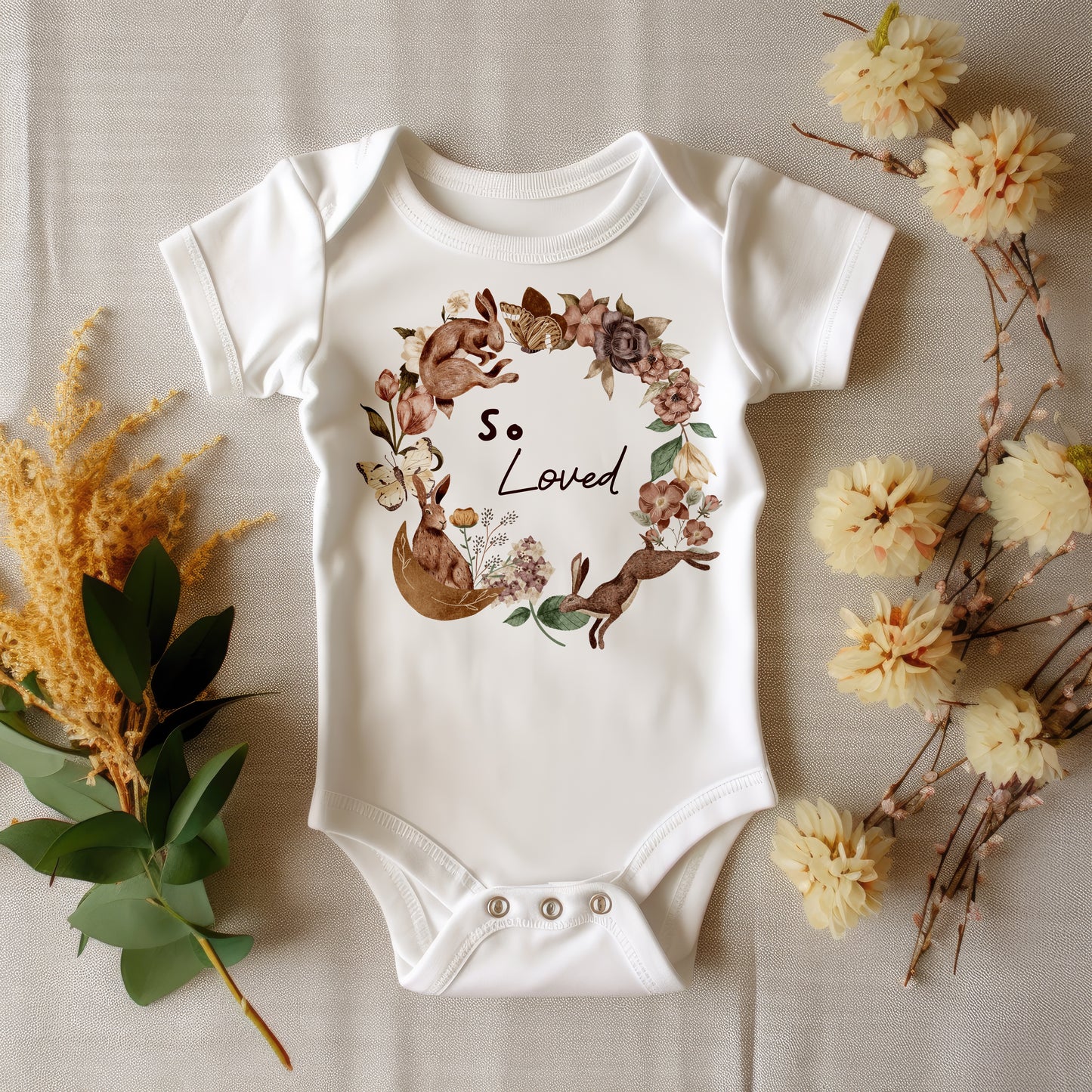 So Loved Wreath PNG