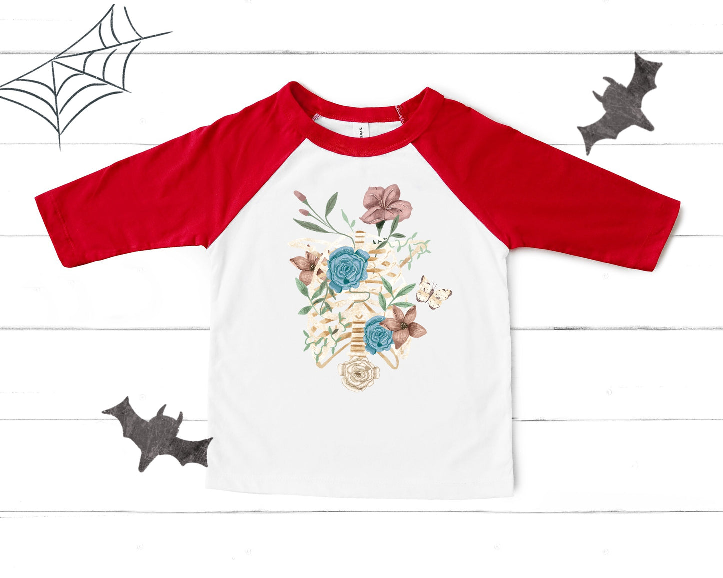 Floral Skeleton PNG Set