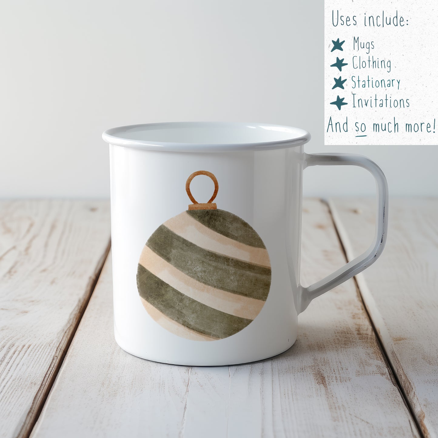 Cute Christmas Fillers PNG Set
