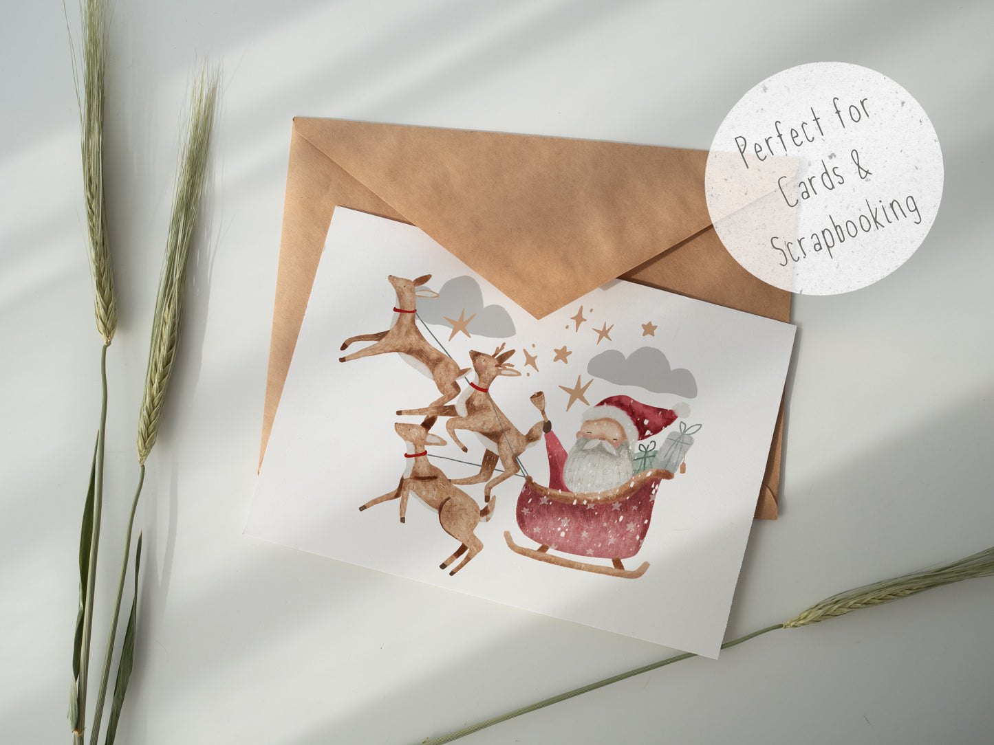 Santas Sleigh PNG