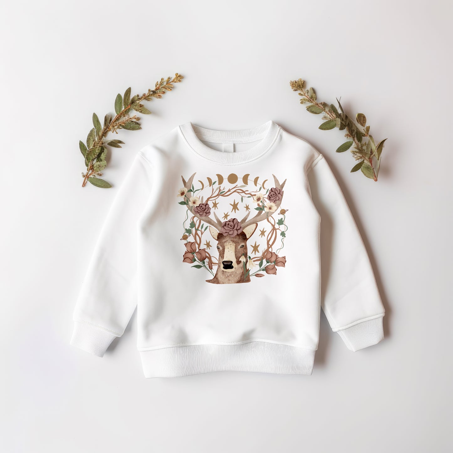 Floral Stag PNG