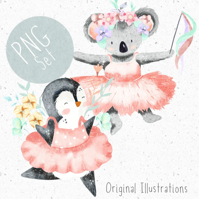 Little Dancers PNG Set