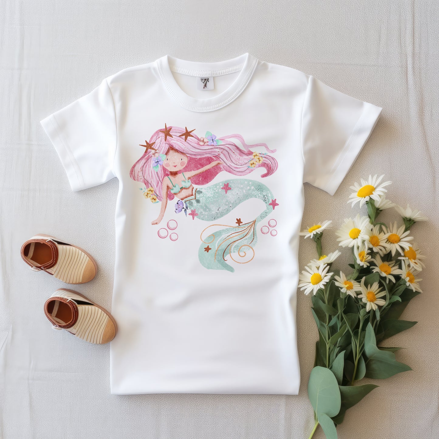 Pink Mermaid PNG