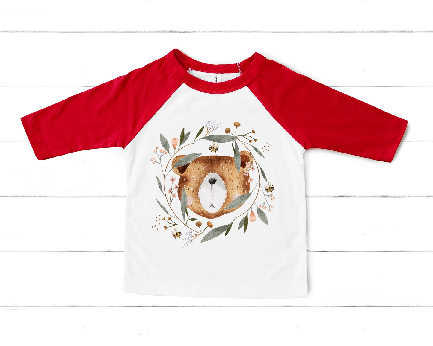 Bear in Wreath PNG