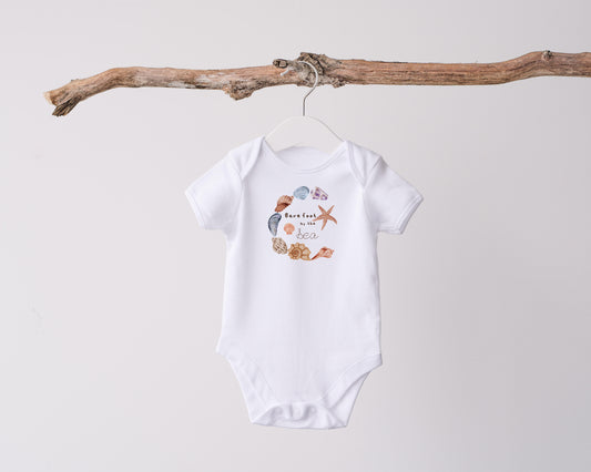 Bare foot by the sea PNG