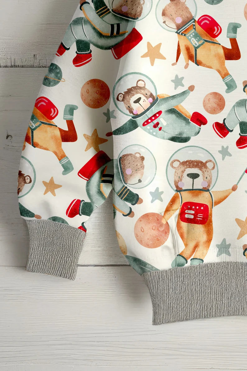 Boys Sweatshirt Space Mock-up