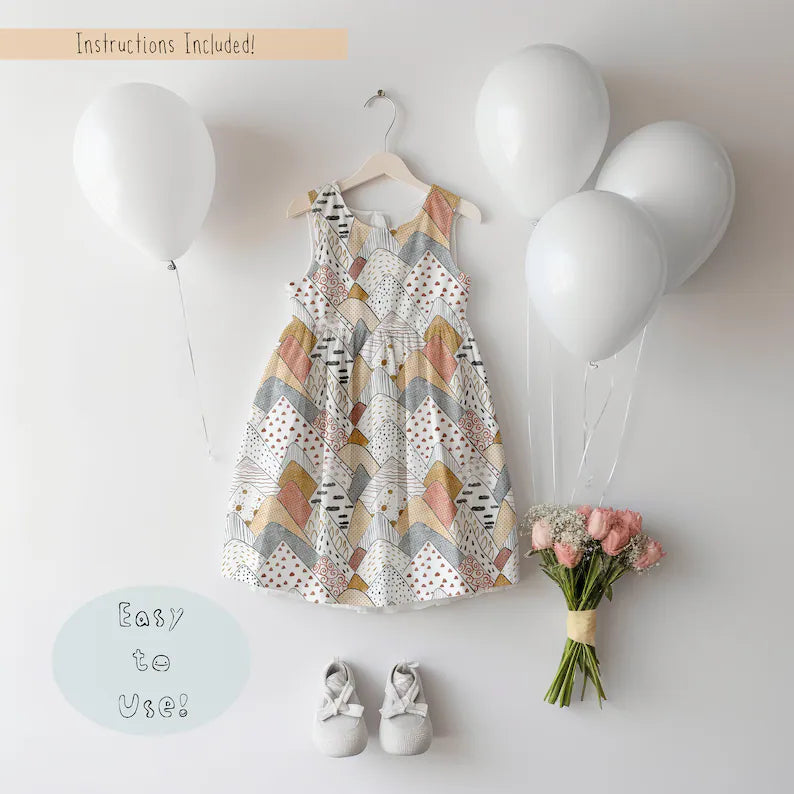 Kids Dress Birthday Mock-up