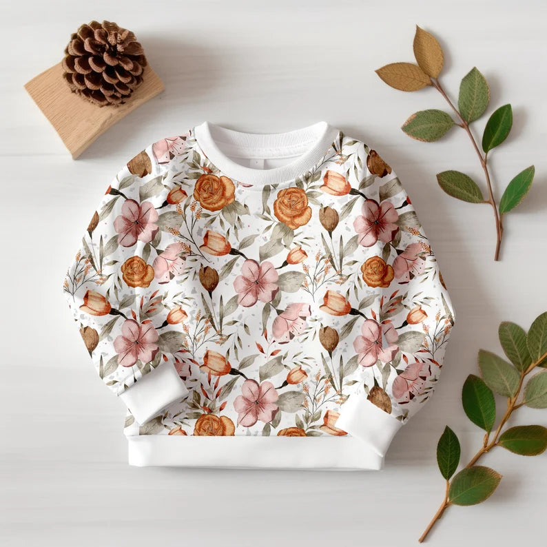 Kids Sweatshirt Autumn Mock-up