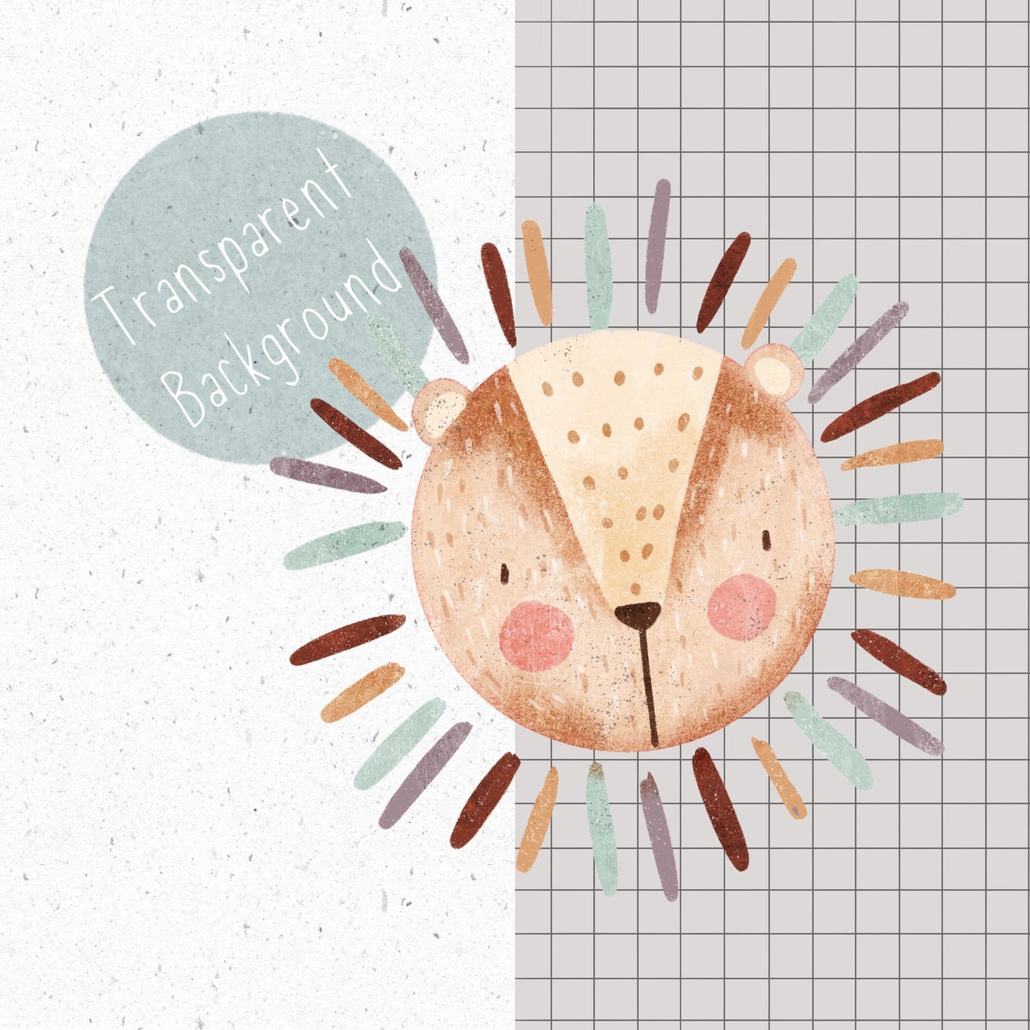 BOHO Lion PNG