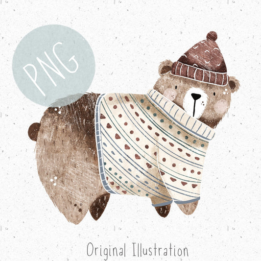 Fall Bear PNG
