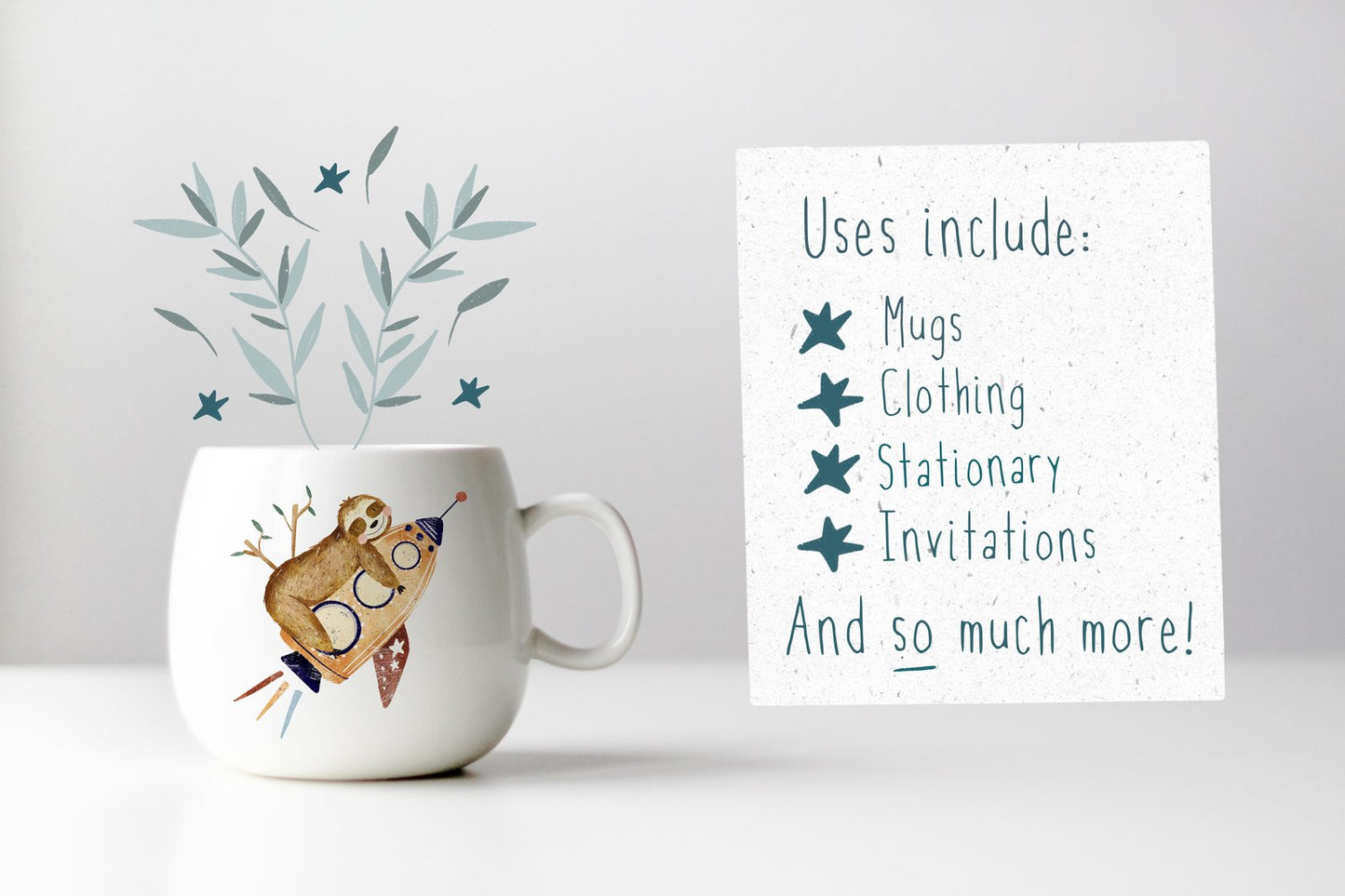 Sloth in space PNG