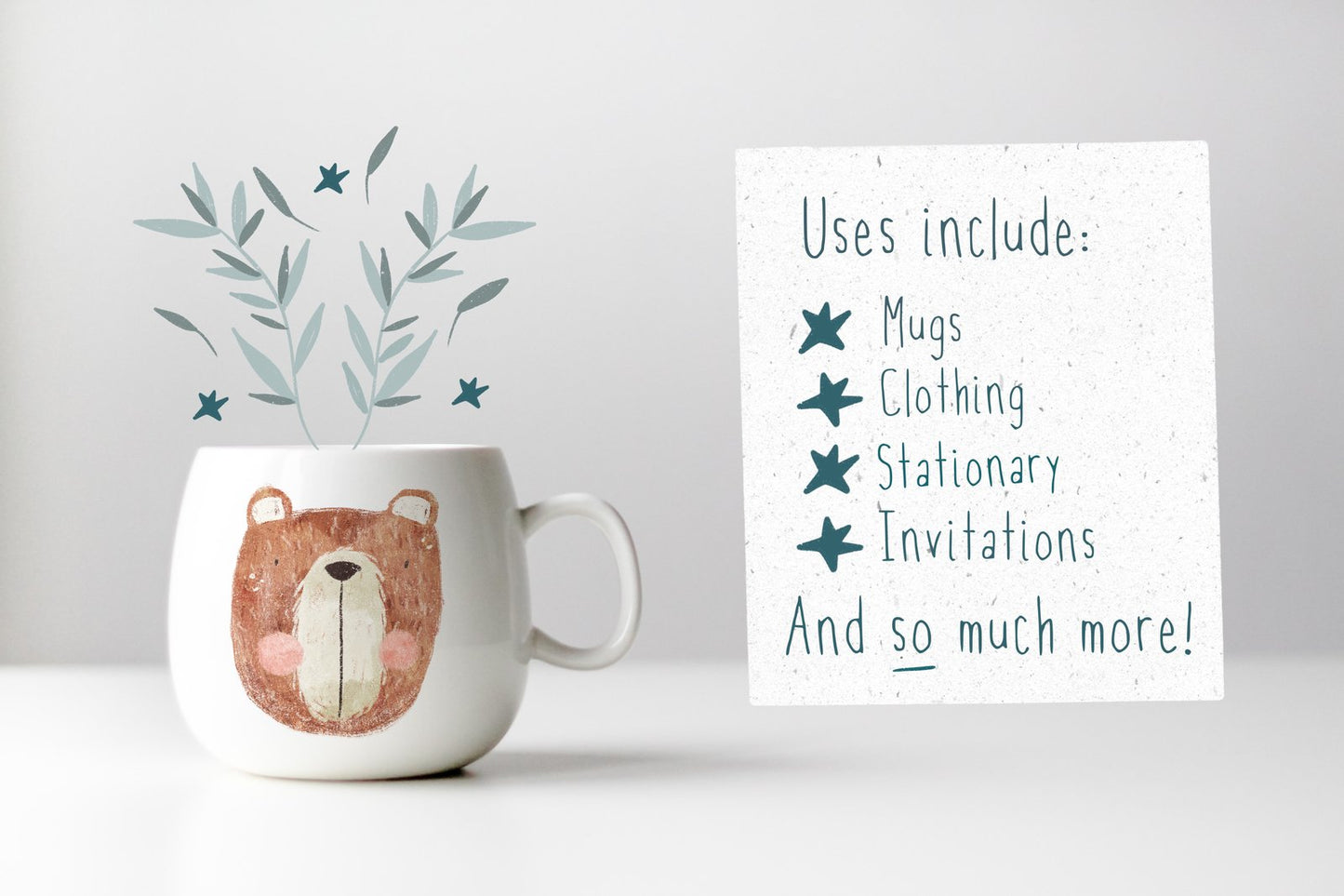 Woodland PNG set