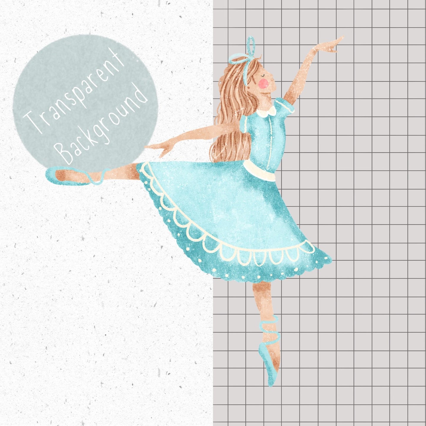 Ballerina PNG Set
