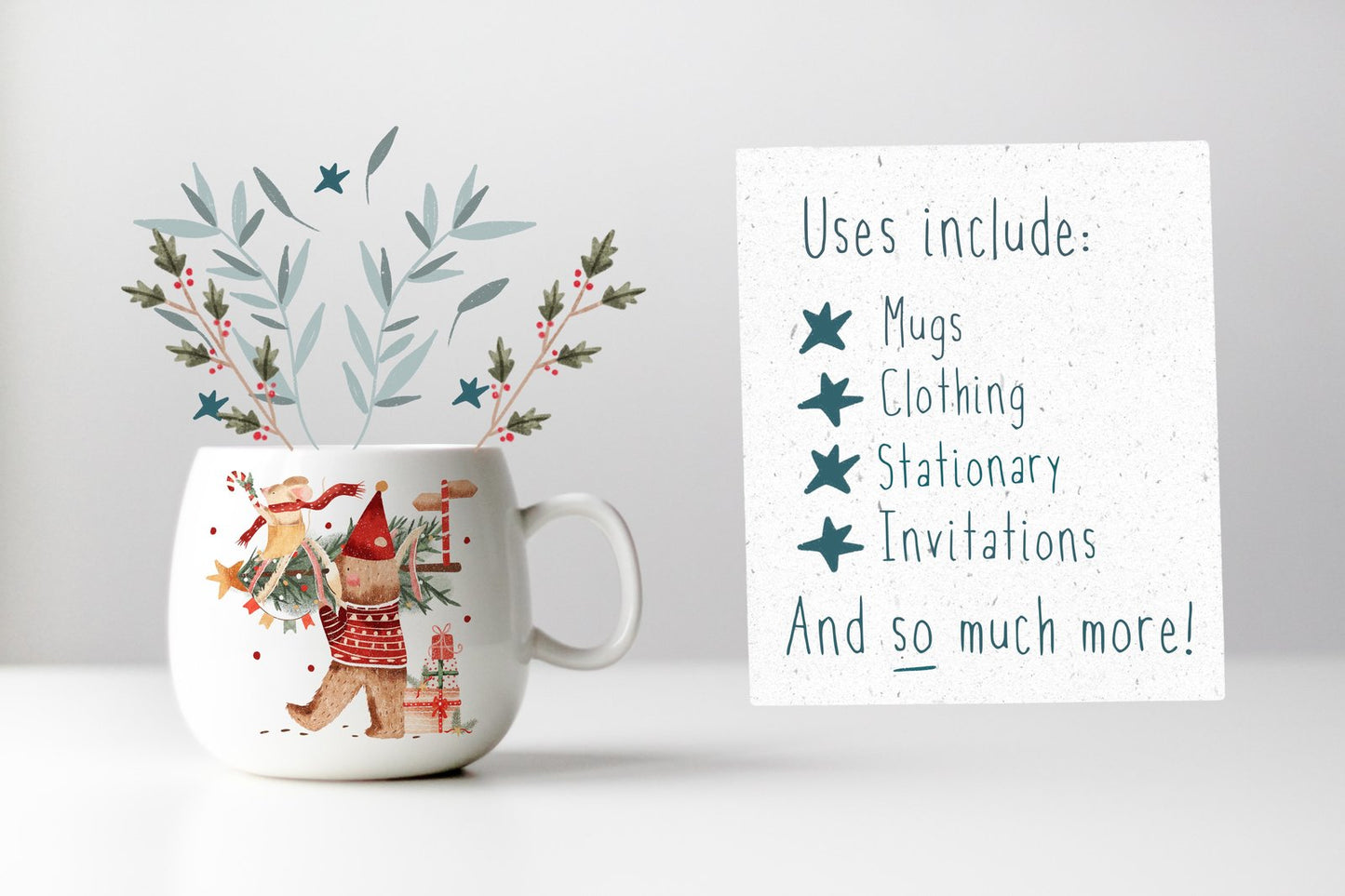 Woodland Christmas PNG