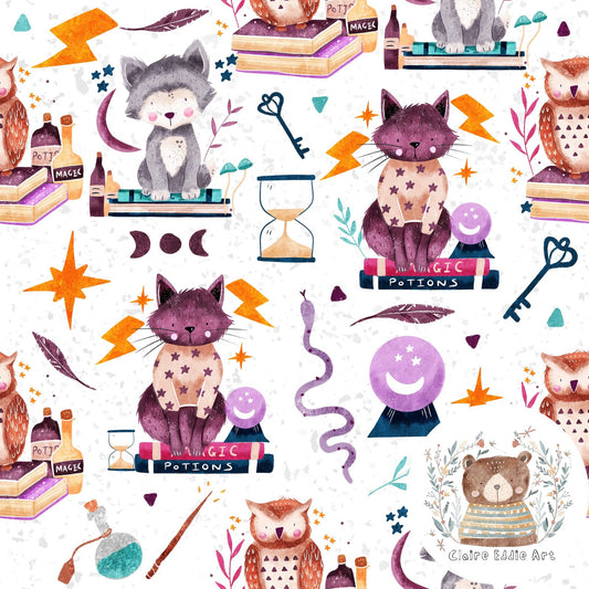 Spell in white - Non-Exclusive