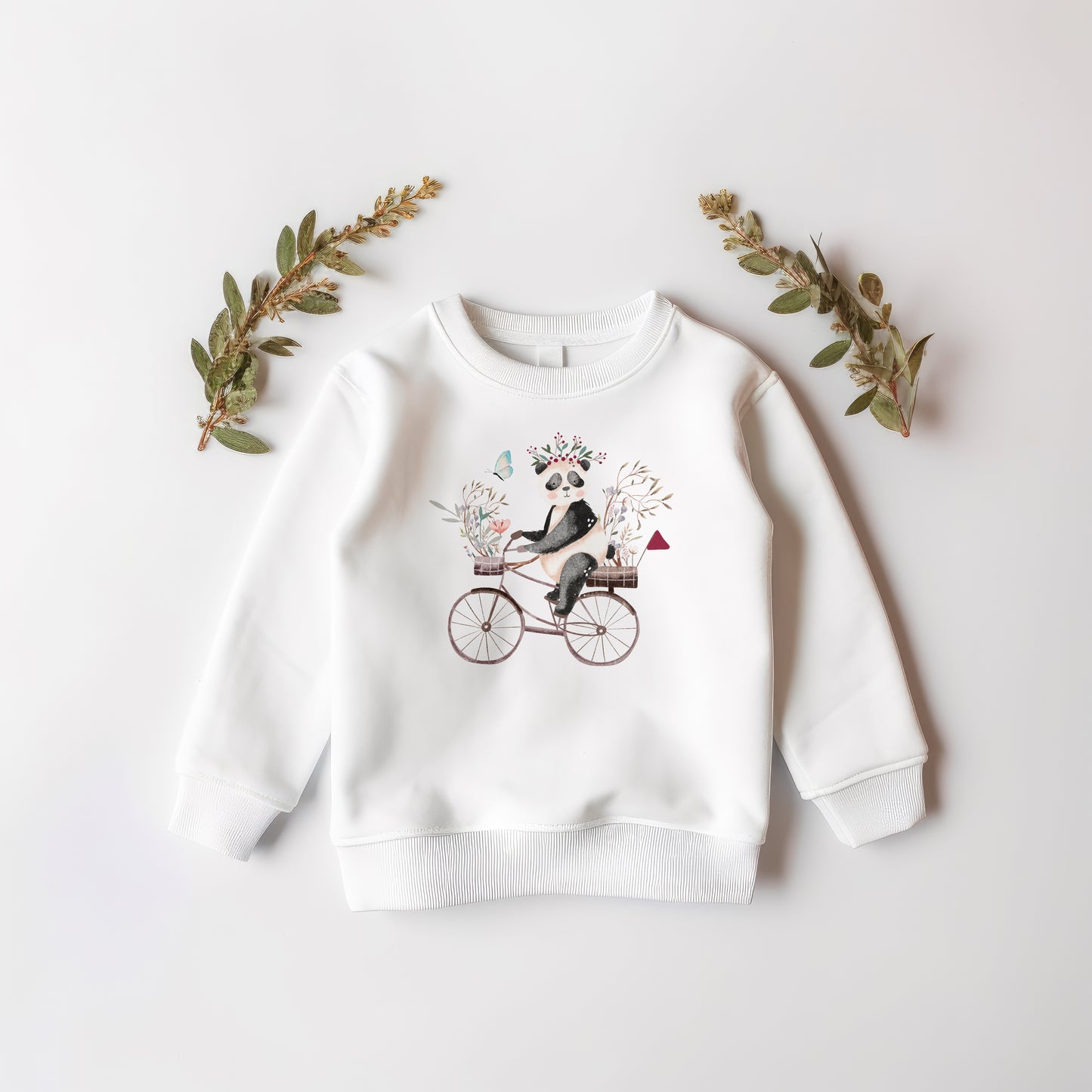 Panda on Bike PNG