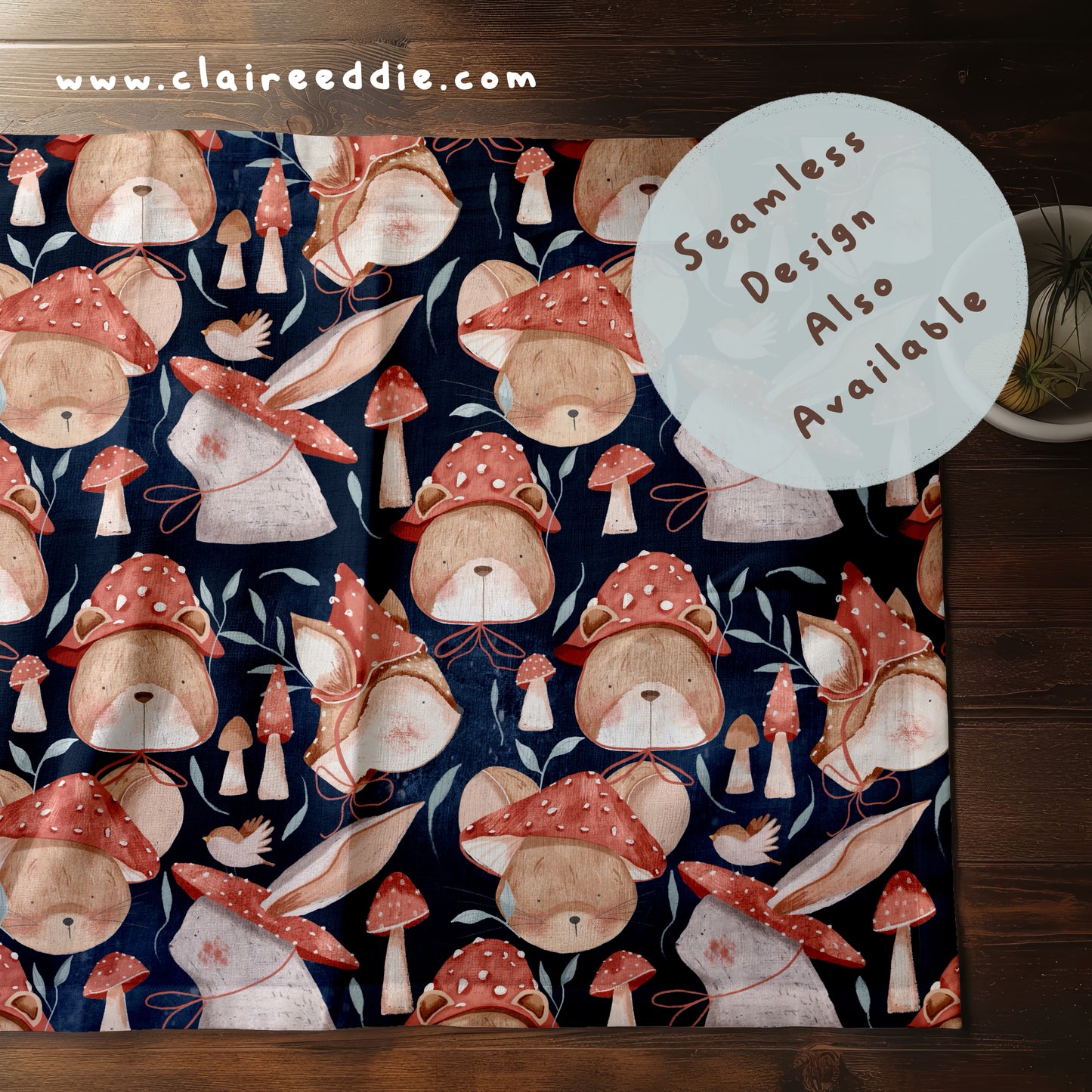 Mushroom Heads PNG Set