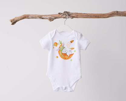 Easter Bunny & Moon PNG