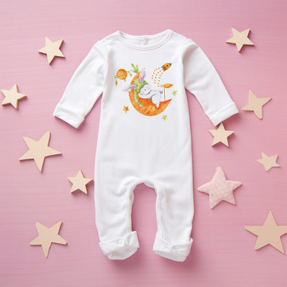 Easter Bunny & Moon PNG