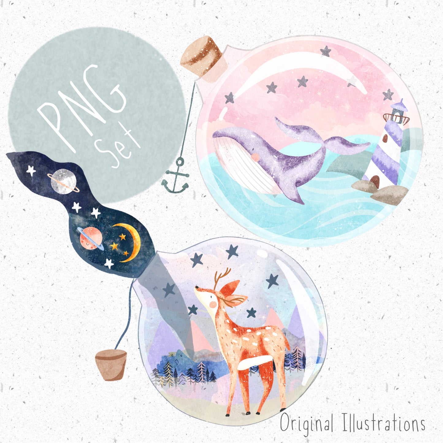 Jars PNG Set