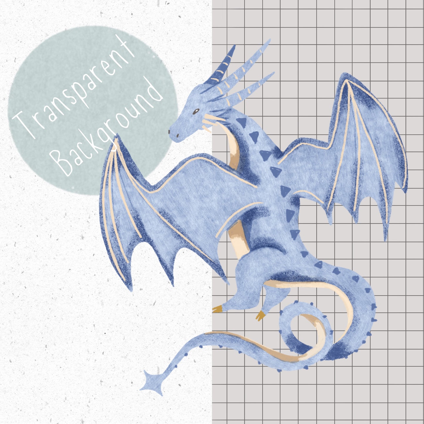 Dragon Trio PNG Set