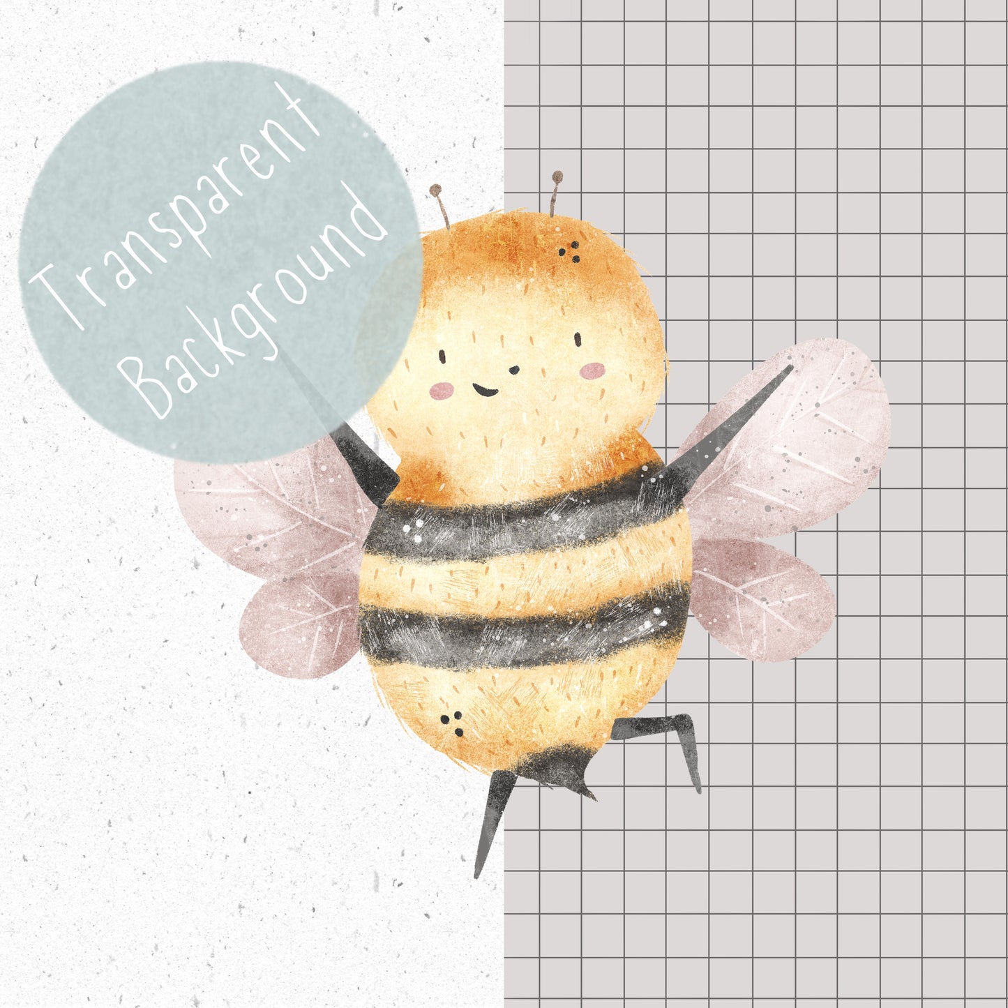 Dancing Bees PNG Set