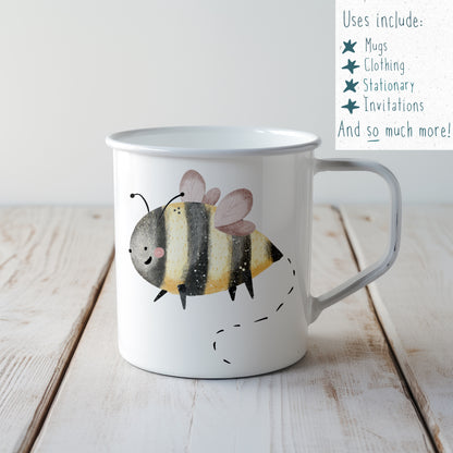 Dancing Bees PNG Set