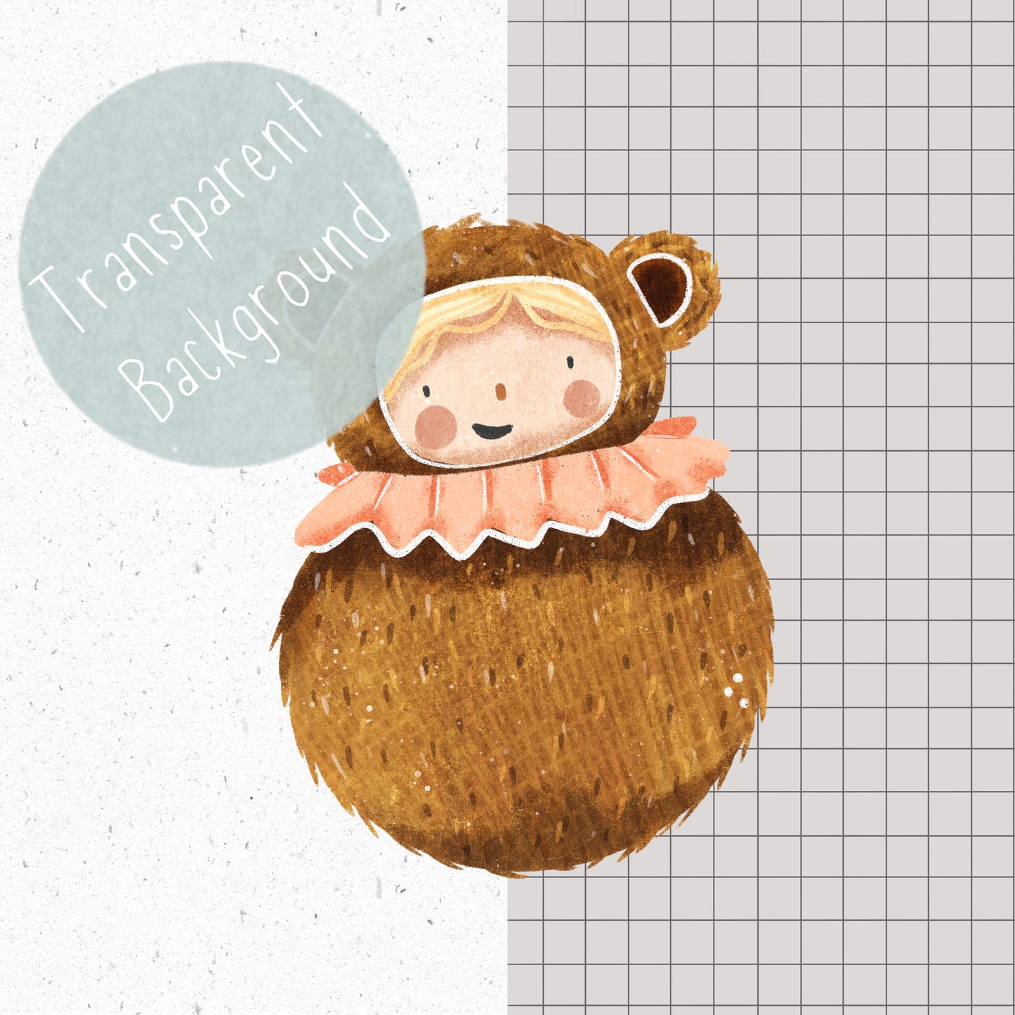Woodland Bobbles PNG Set