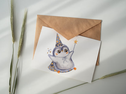 Penguin Halloween PNG Set