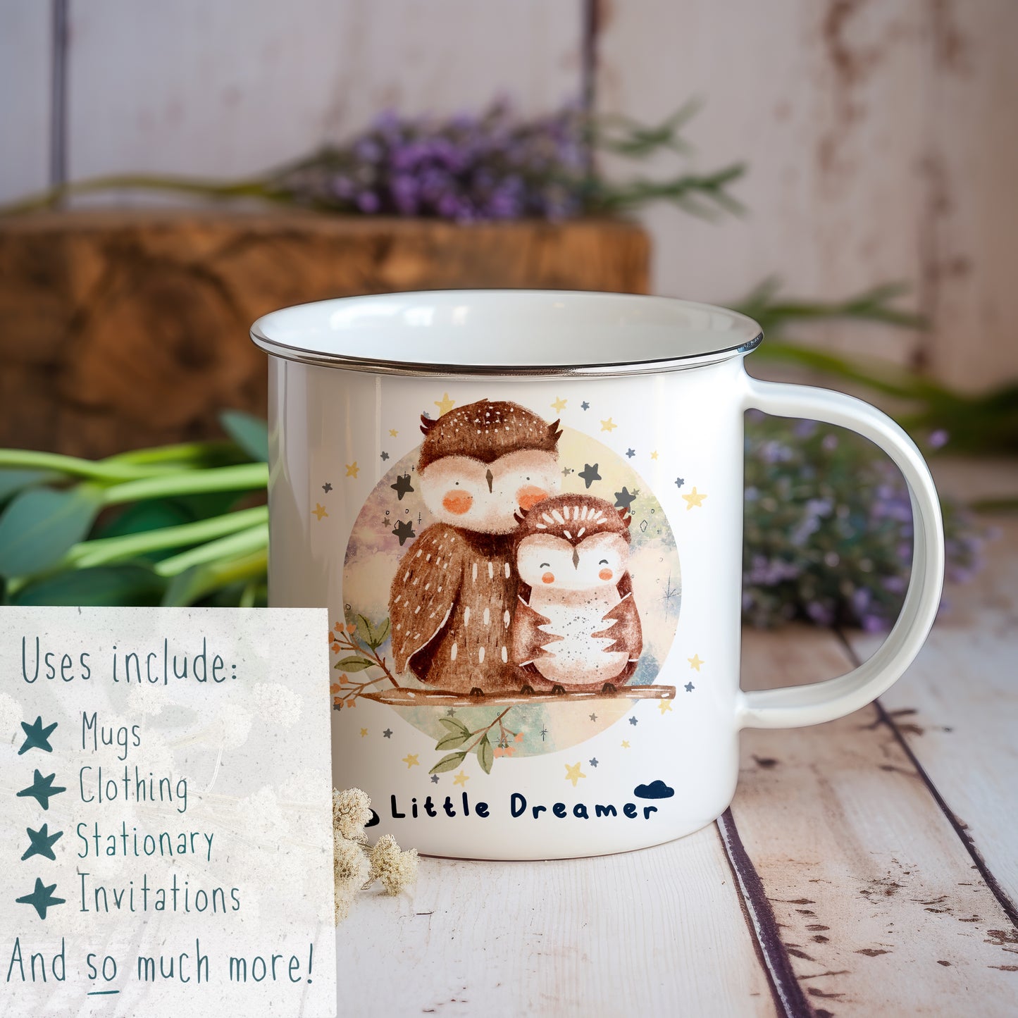 Little Dreamer Owls PNG