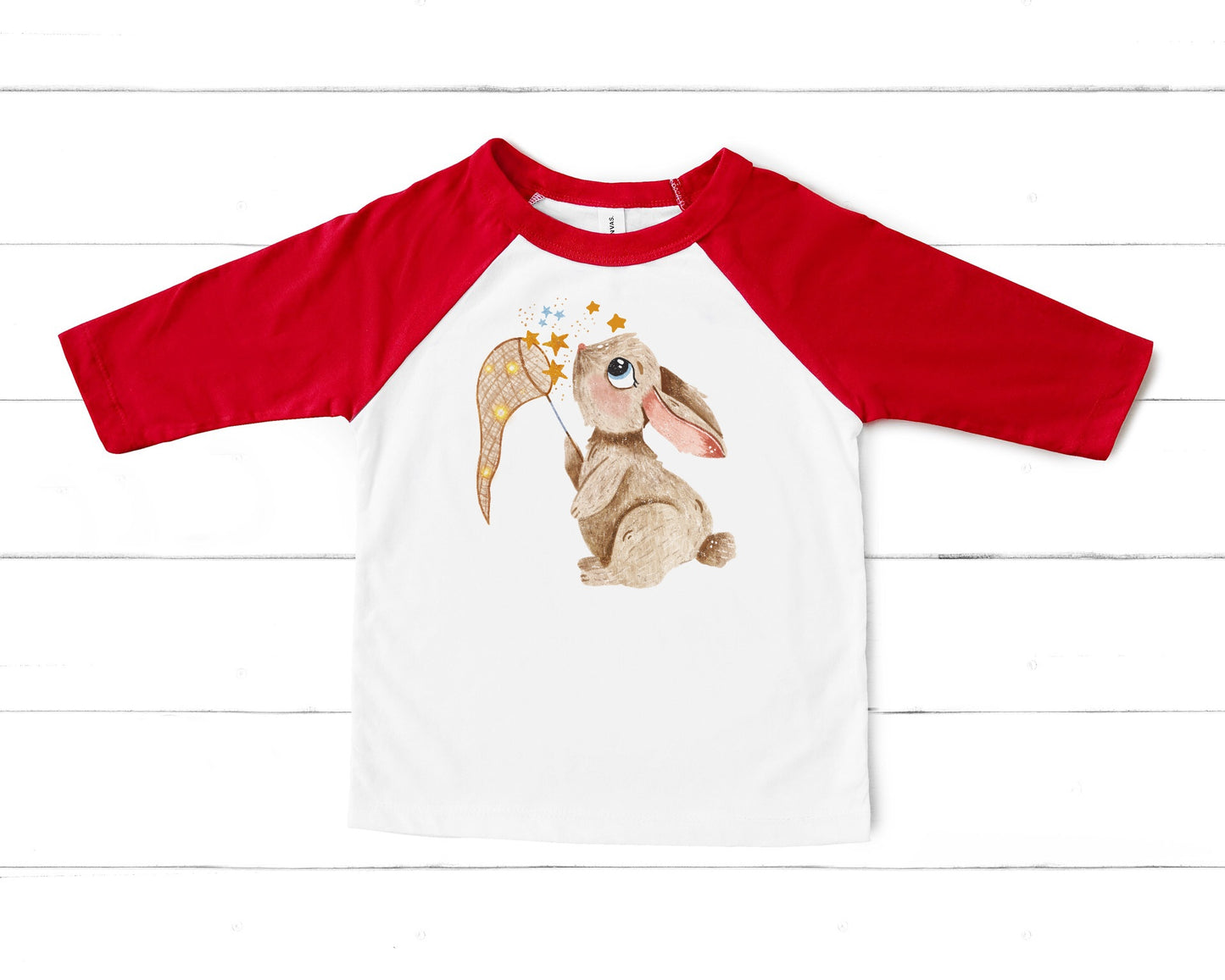 Star Catching Bunny PNG