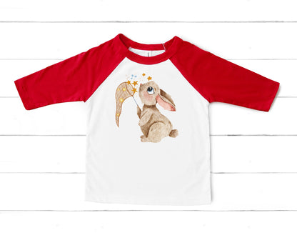 Star Catching Bunny PNG