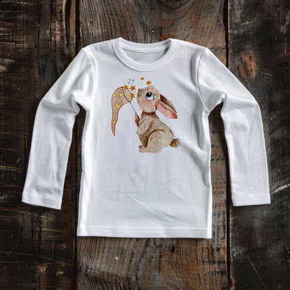 Star Catching Bunny PNG