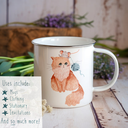 Cute Cats PNG Set