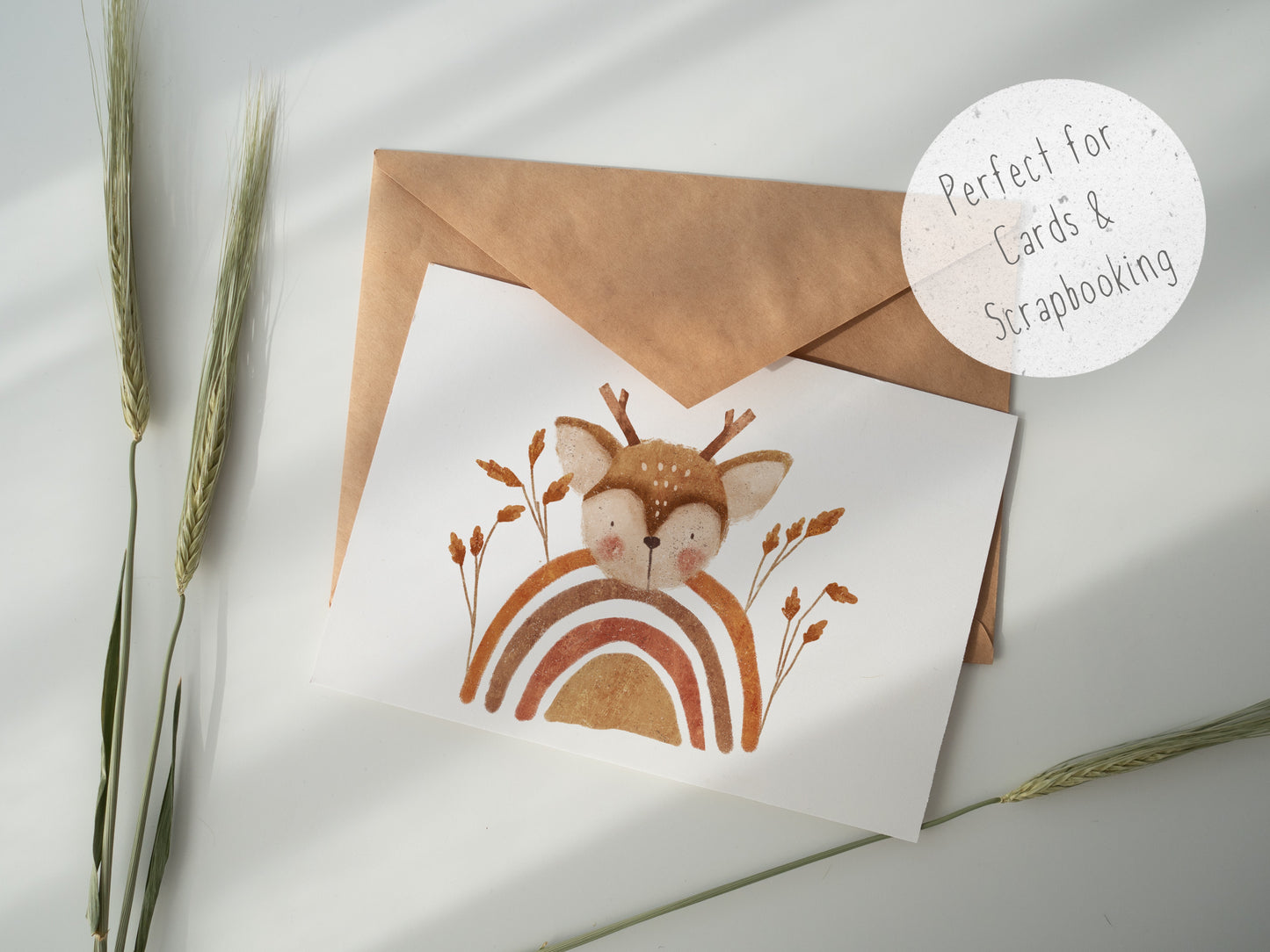Rainbow Woodland PNG Set