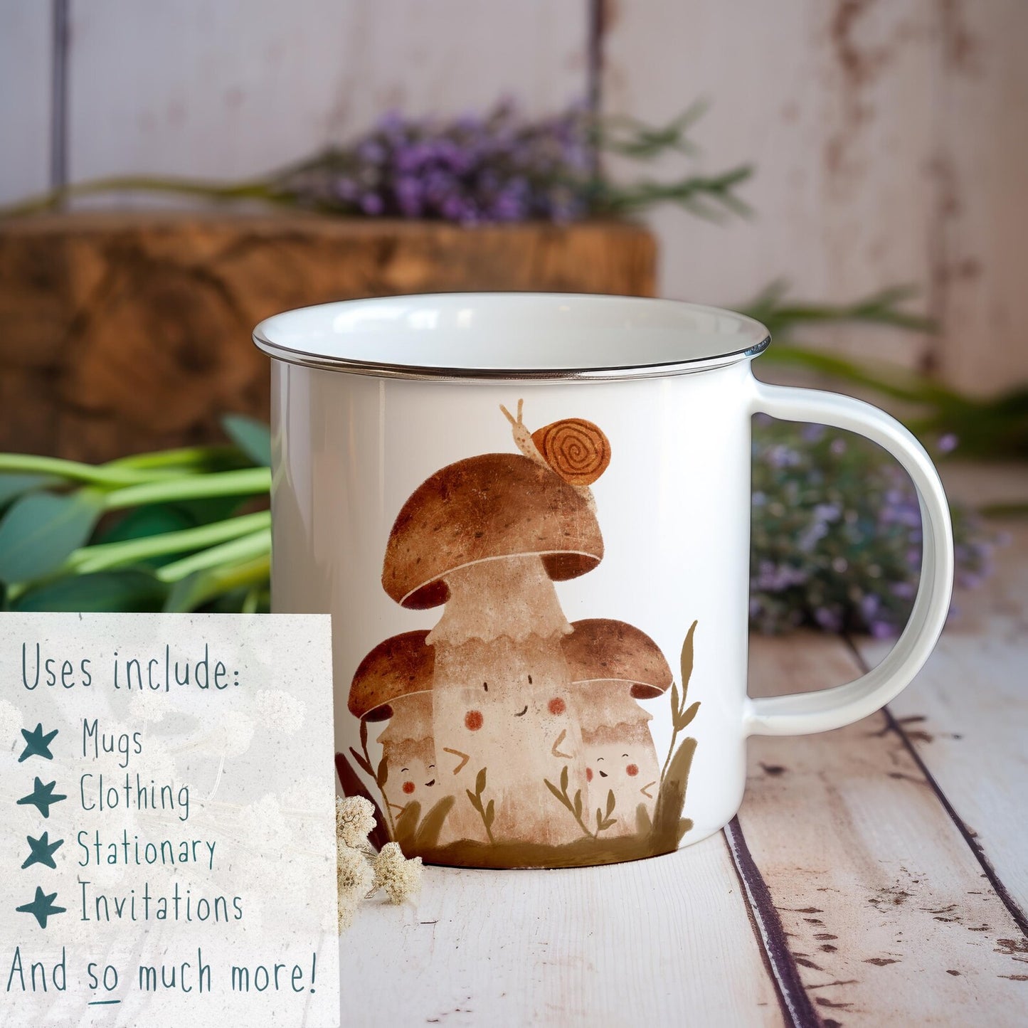 Mushroom PNG Set