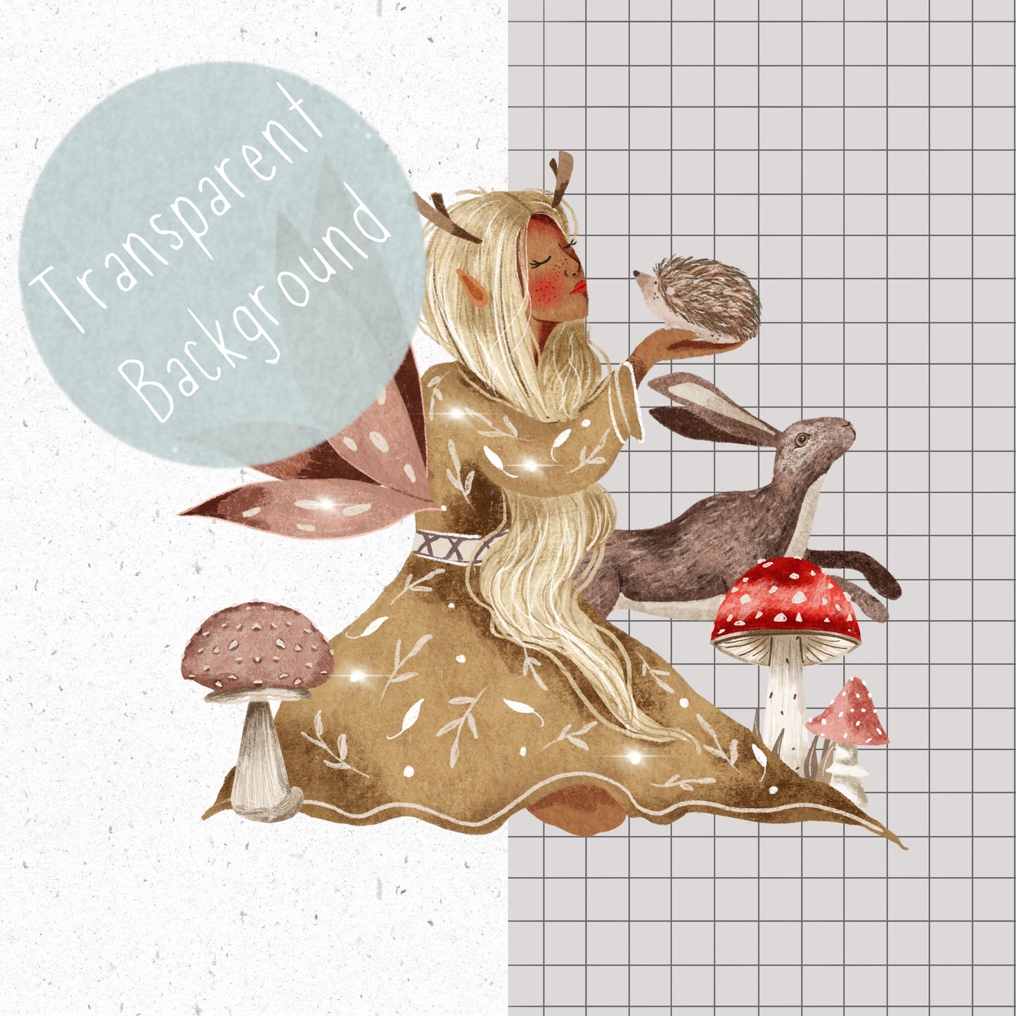 Forest Fae PNG Set