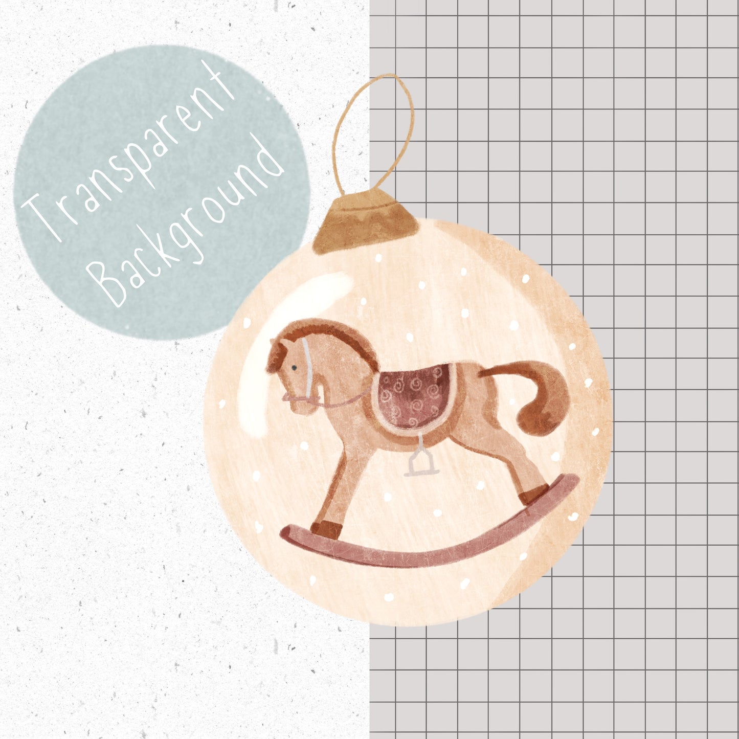 Christmas Bauble PNG Set