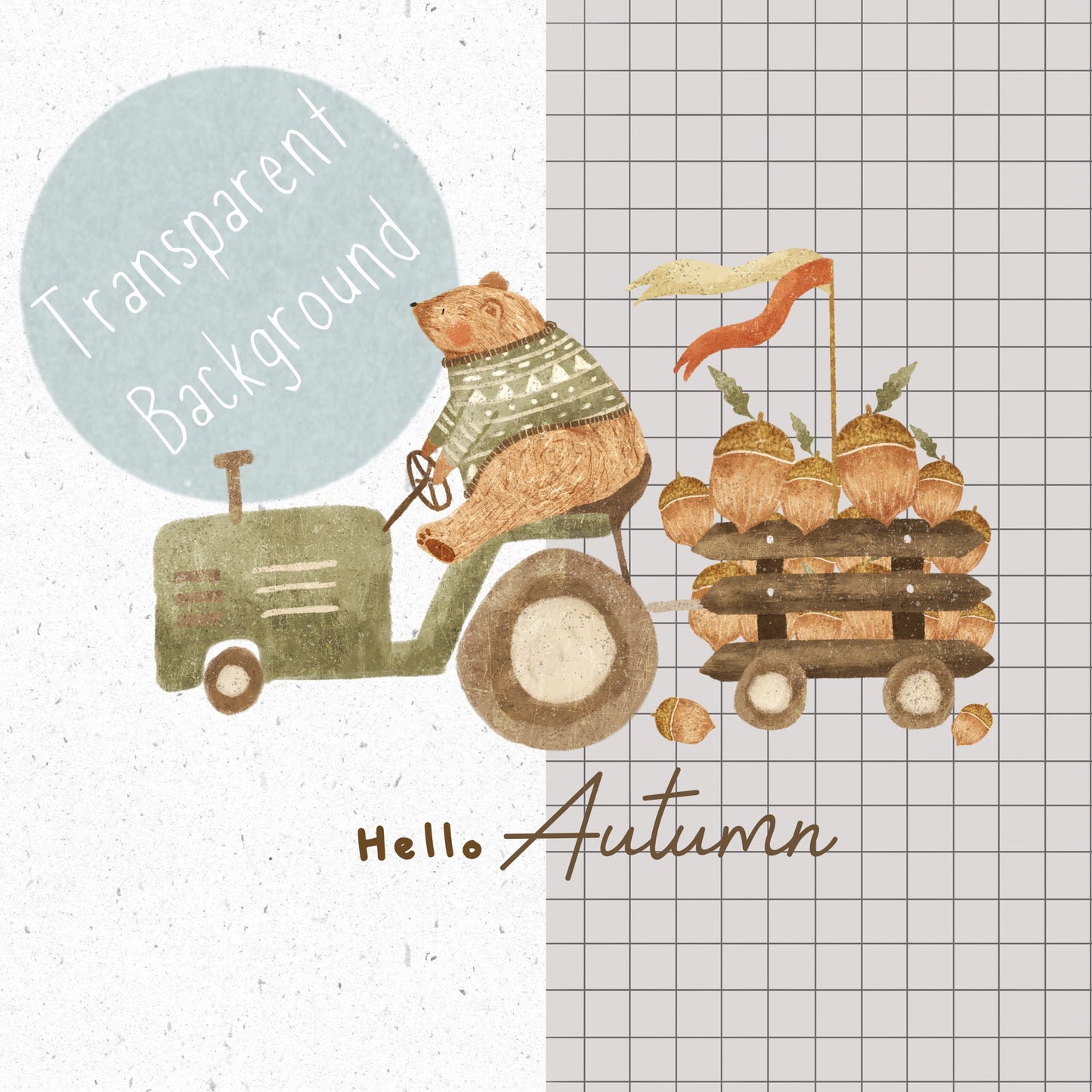 Hello Autumn PNG