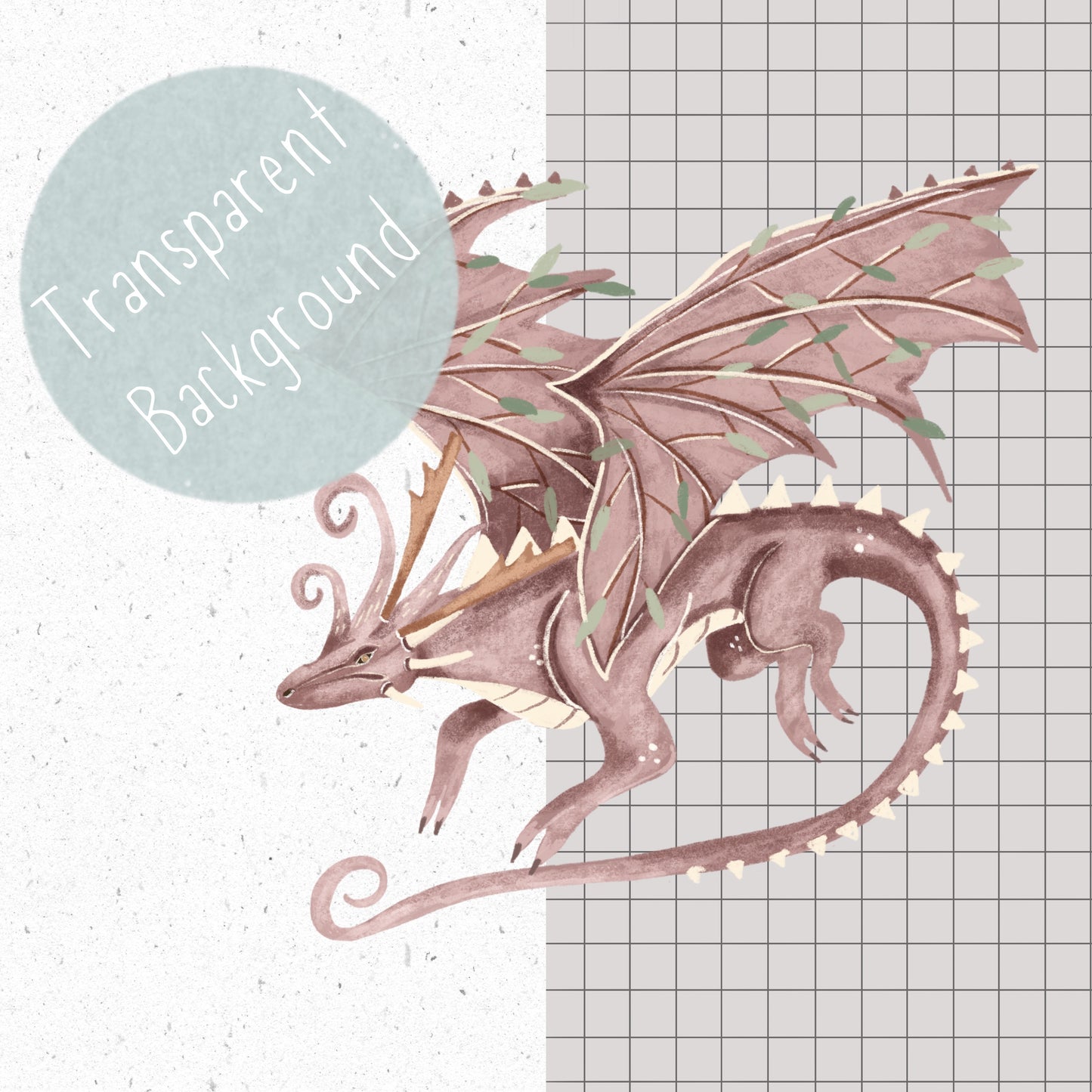 Mythical Dragons PNG Set